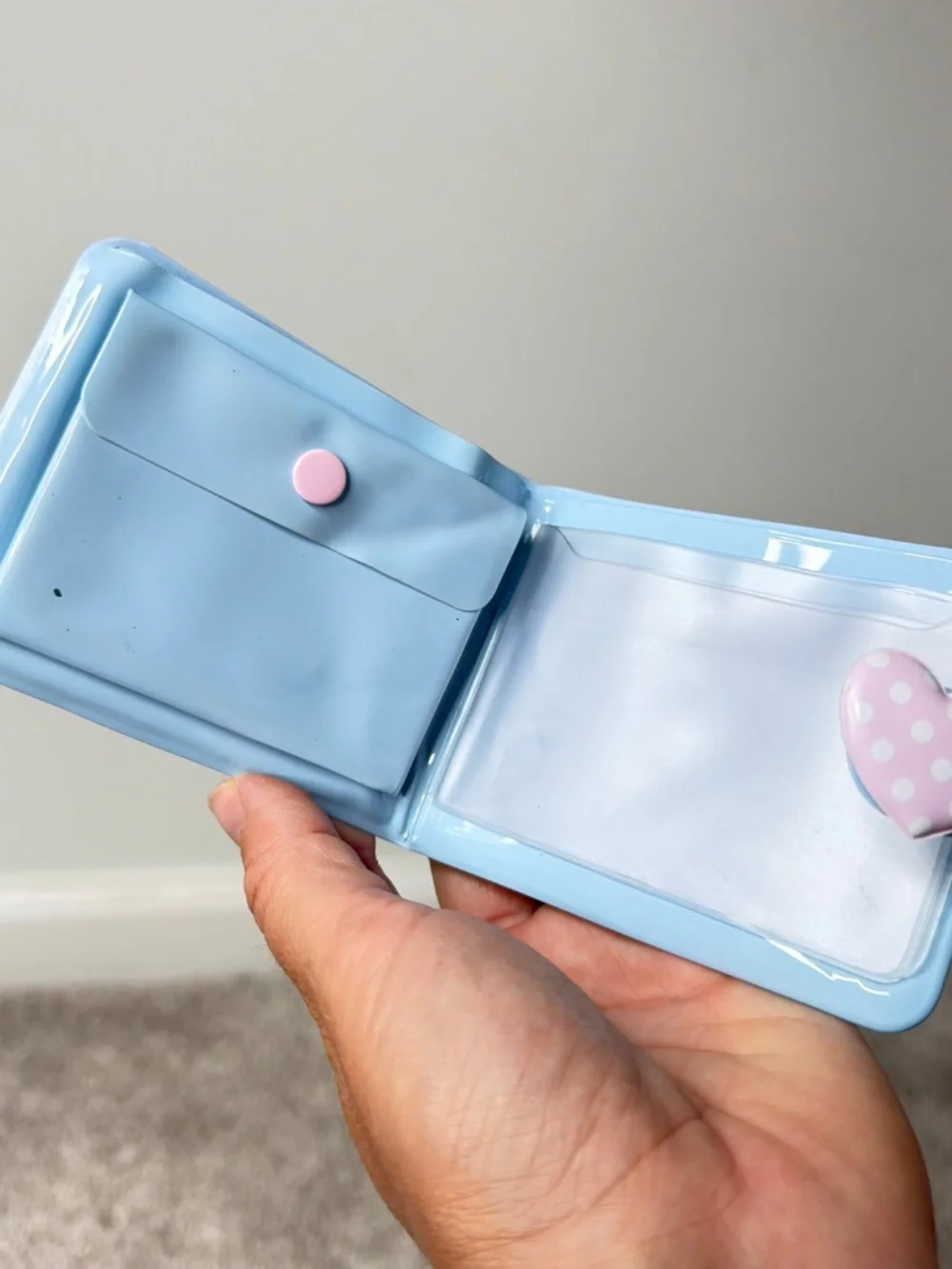 Vintage 2005 Hello Kitty Blue Graphic Wallet